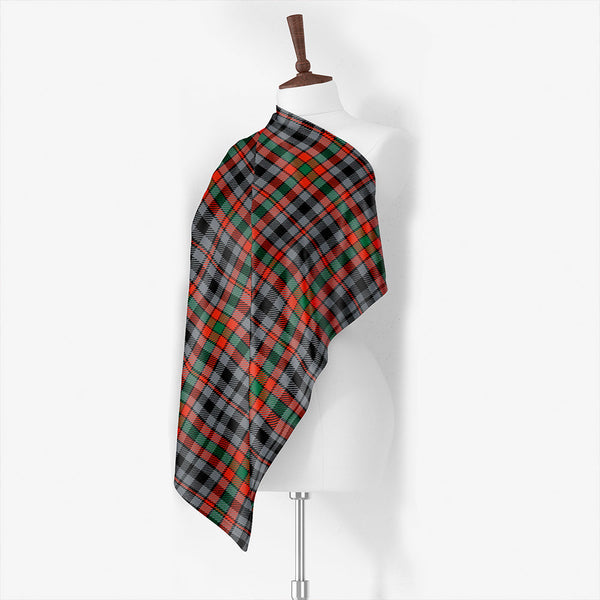 Borthwick Ancient Tartan Classic Silk Habotai Square Scarf