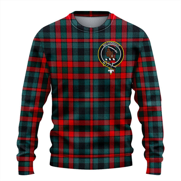 Borthwick Modern Clan Badge Tartan Knitted Sweater