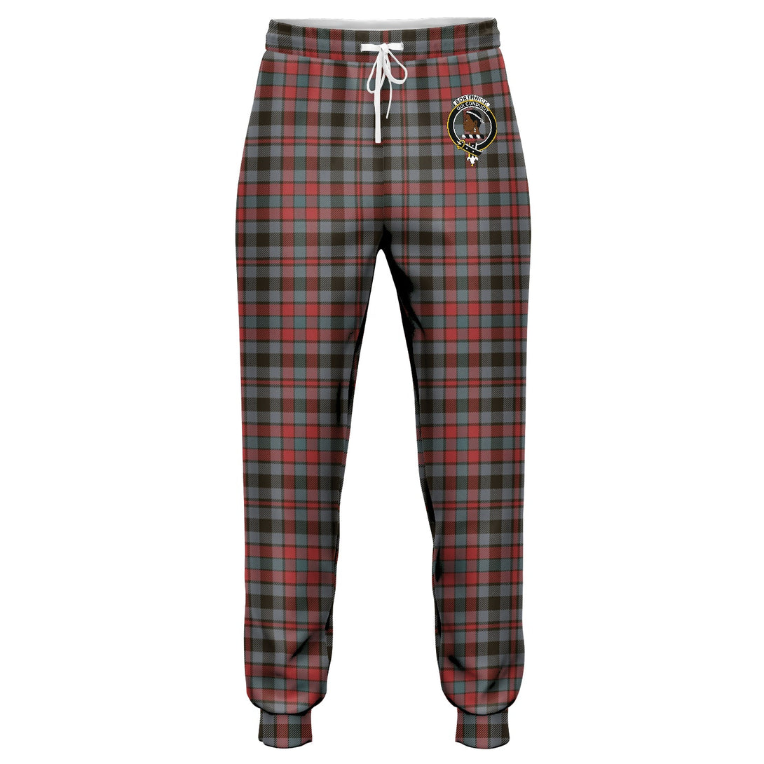 Borthwick Weathered Clan Badge Tartan Jogger Pants