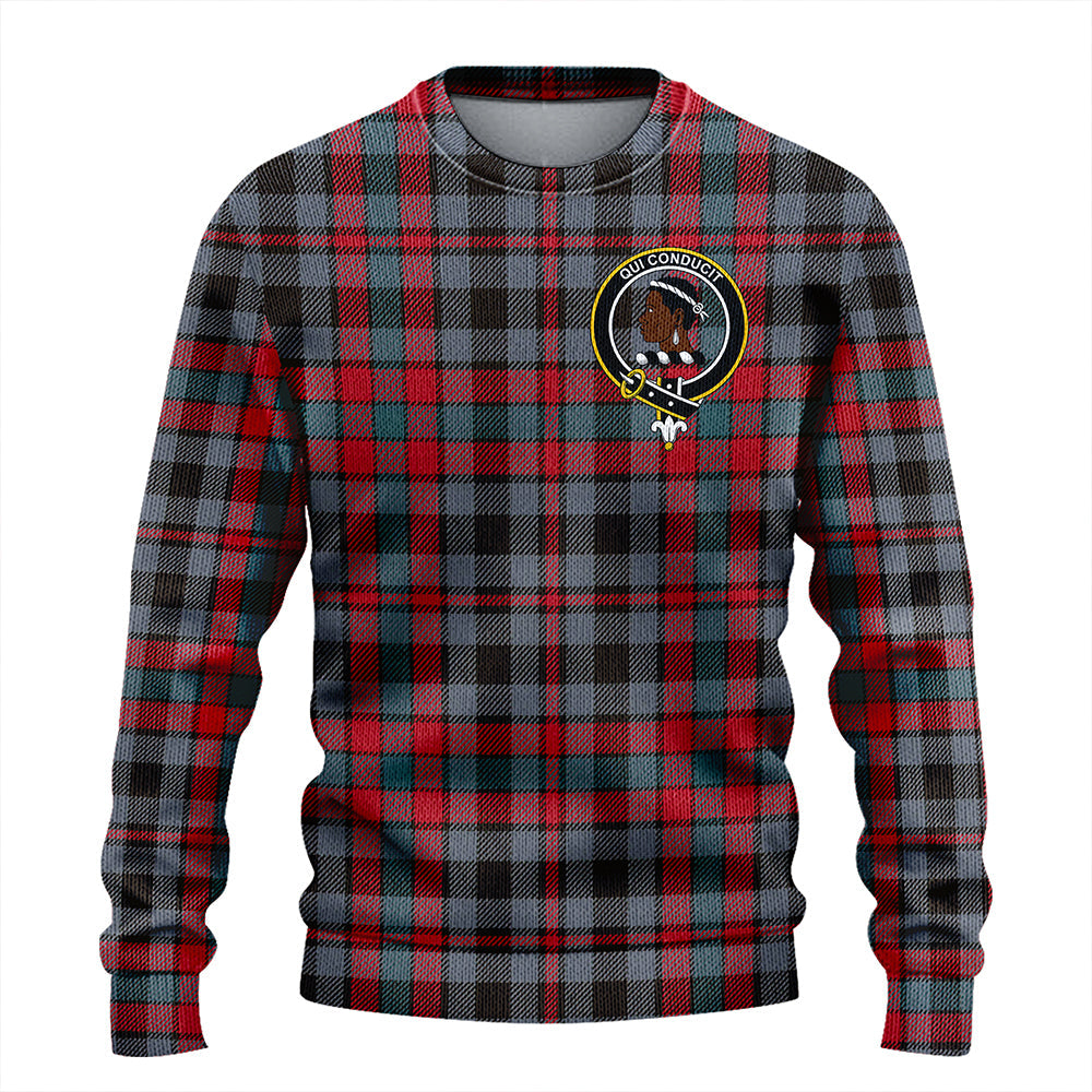 Borthwick Weathered Clan Badge Tartan Knitted Sweater