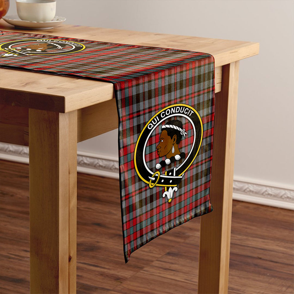 Borthwick Weathered Clan Badge Tartan Table Runner