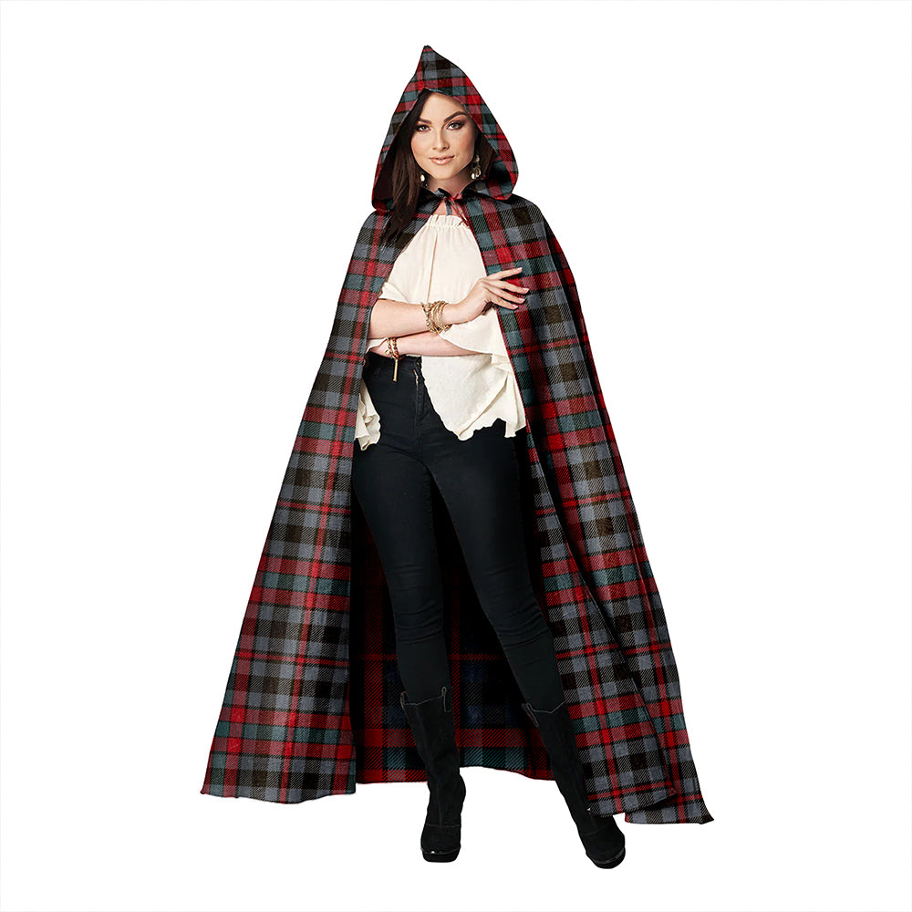 Borthwick Weathered Clan Badge Tartan Hooded Cloak