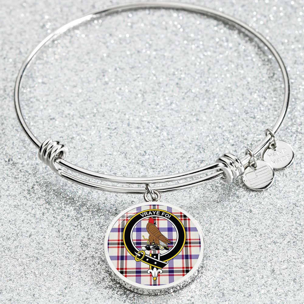 Boswell Dress Modern Clan Badge Tartan Classic Circle Bangle