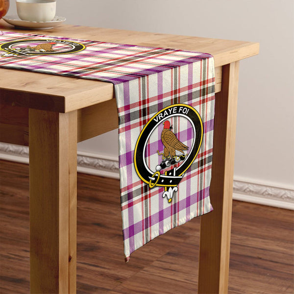 Boswell Dress Weathered Clan Badge Tartan Table Runner