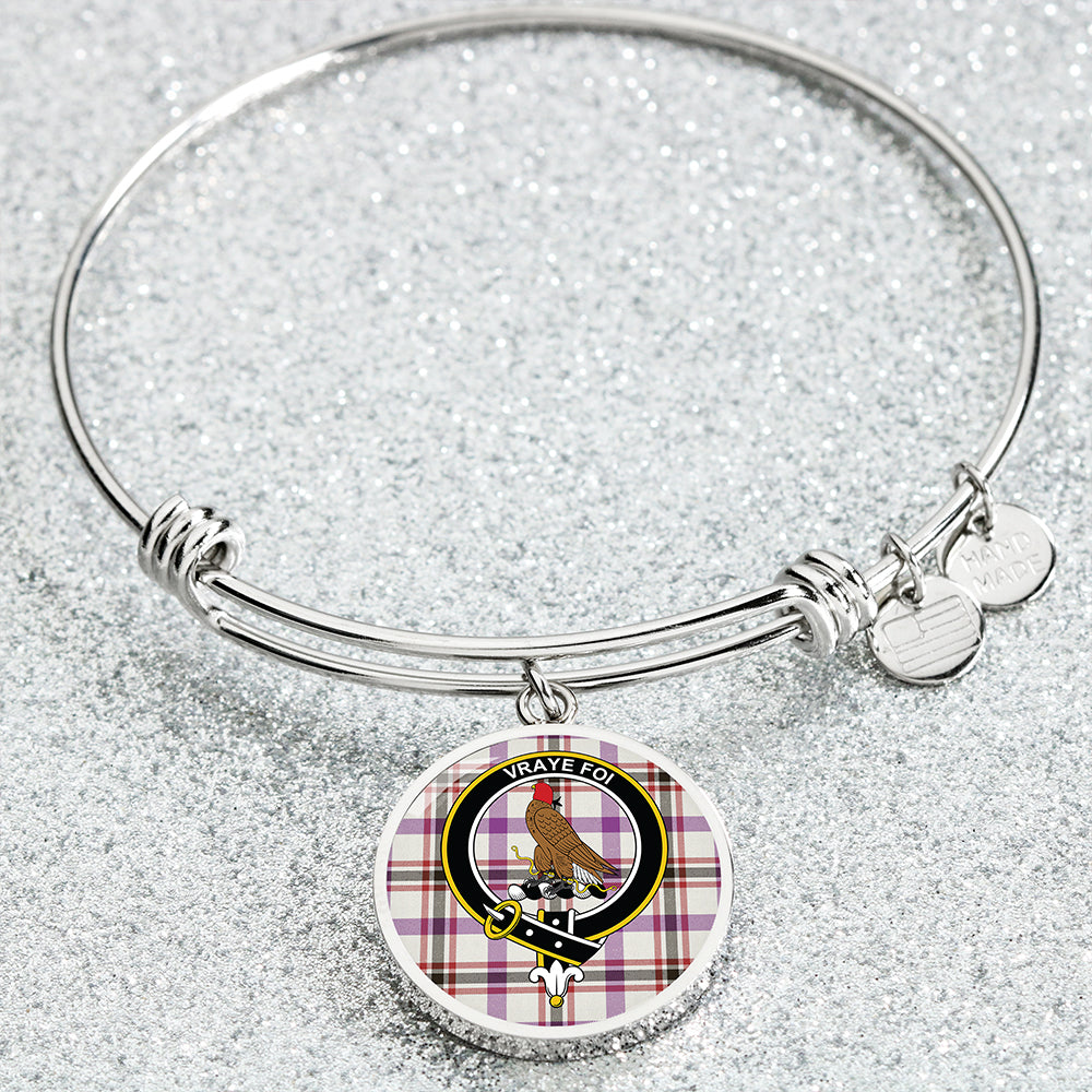 Boswell Dress Weathered Clan Badge Tartan Classic Circle Bangle