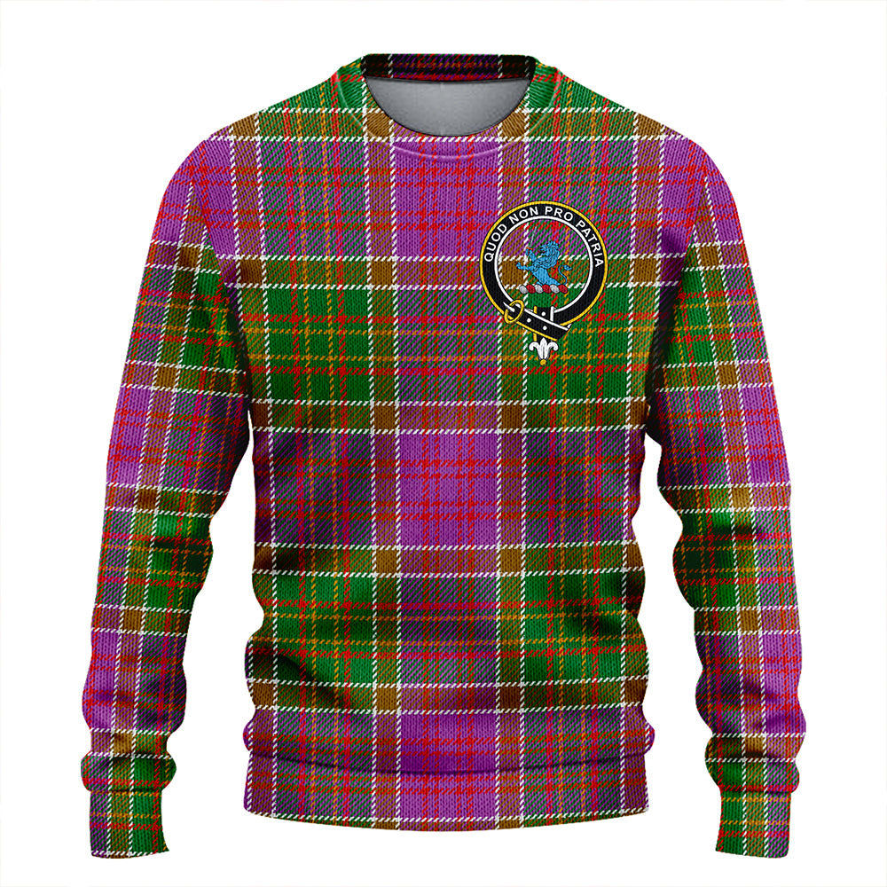 Bowie Ancient Clan Badge Tartan Knitted Sweater