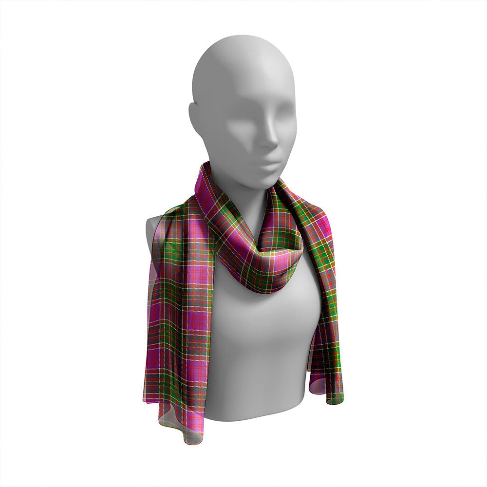 Bowie Ancient Tartan Classic Silk Habotai Long Scarf