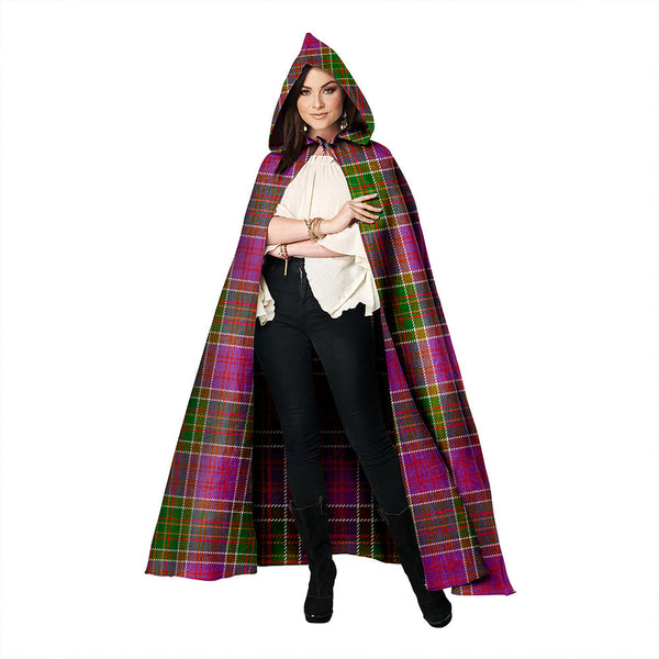 Bowie Ancient Clan Badge Tartan Hooded Cloak