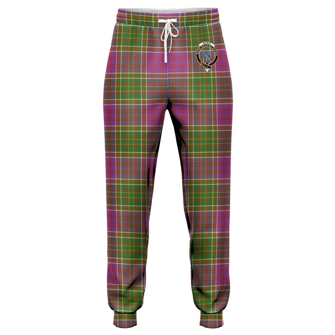 Bowie Ancient Clan Badge Tartan Jogger Pants