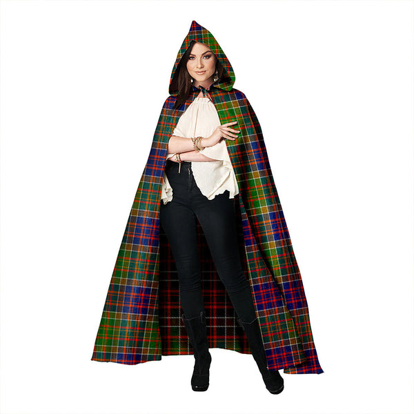 Bowie Modern Clan Badge Tartan Hooded Cloak