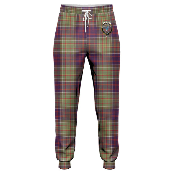 Bowie Weathered Clan Badge Tartan Jogger Pants