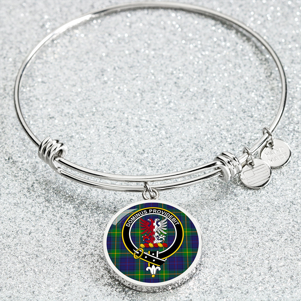 Boyle Clan Badge Tartan Classic Circle Bangle