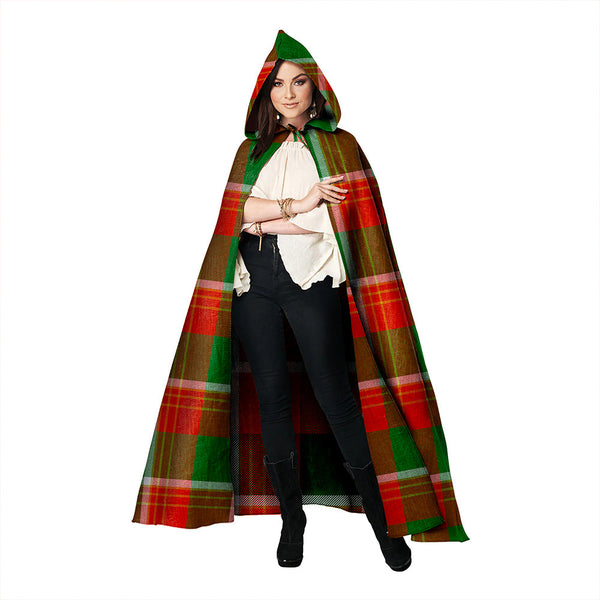 Brisbane Ancient Clan Badge Tartan Hooded Cloak