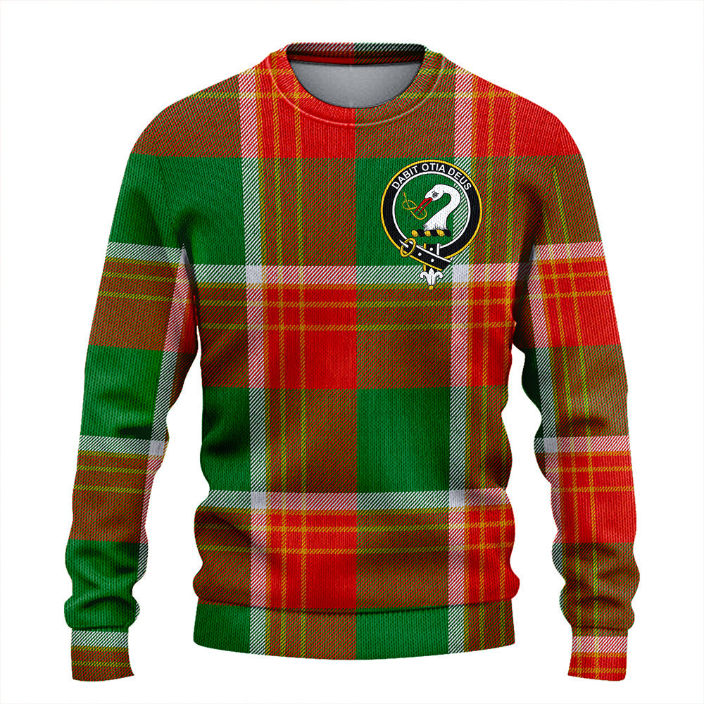 Brisbane Ancient Clan Badge Tartan Knitted Sweater