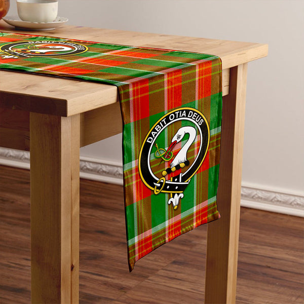 Brisbane Ancient Clan Badge Tartan Table Runner