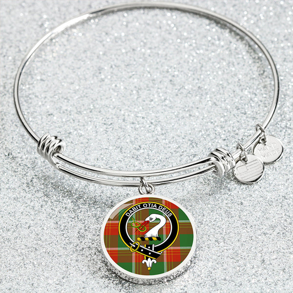 Brisbane Ancient Clan Badge Tartan Classic Circle Bangle