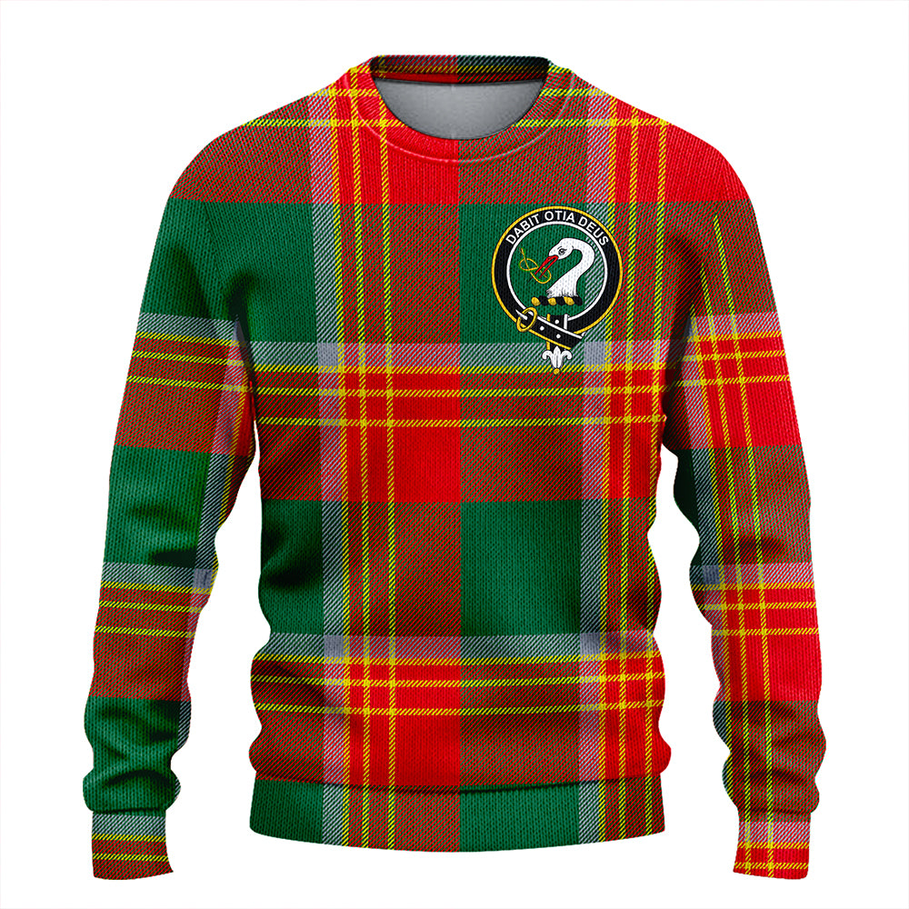 Brisbane Modern Clan Badge Tartan Knitted Sweater