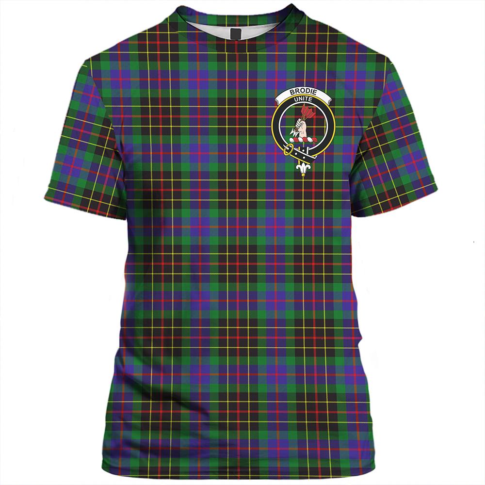 Boswell Modern Tartan Classic Crest T-Shirt