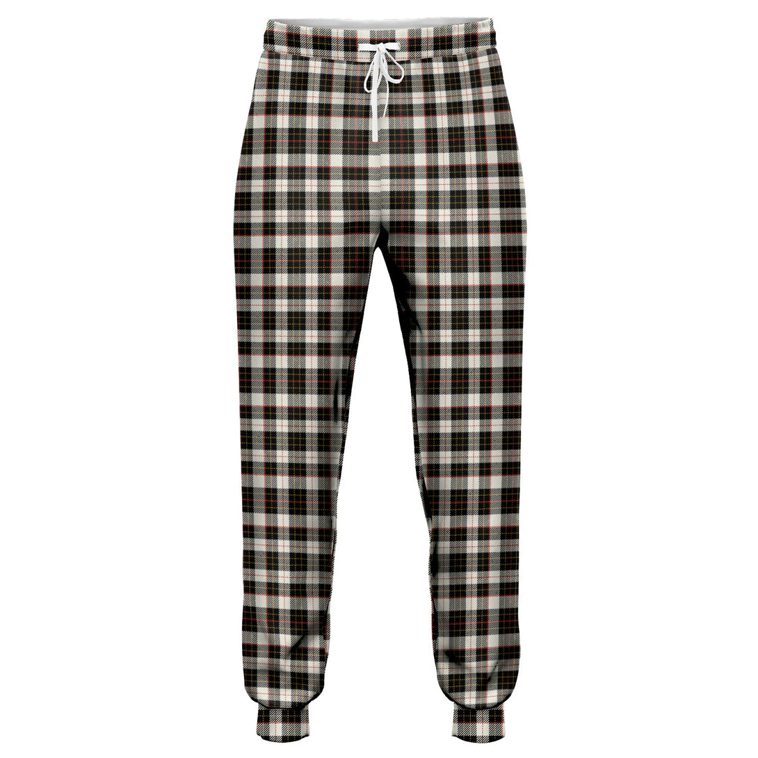 Brodie Black - White Tartan Jogger Pants