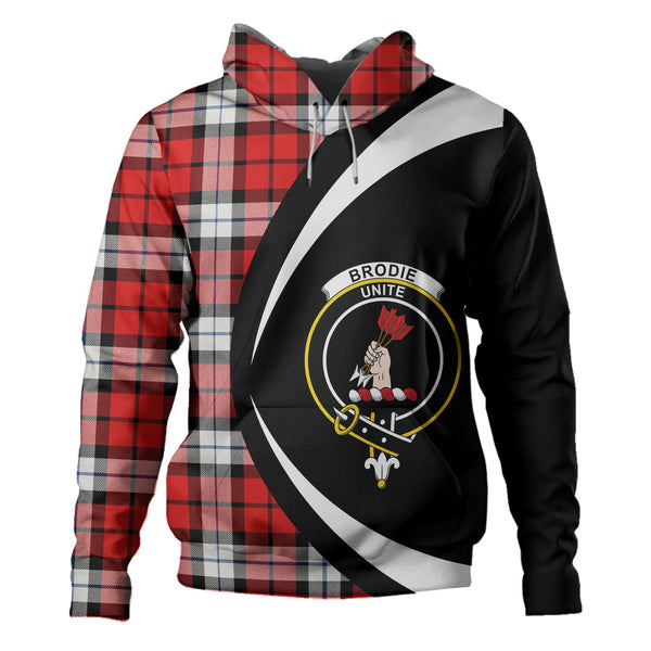 Brodie Dress Clan Badge Tartan Hoodie Circle Style