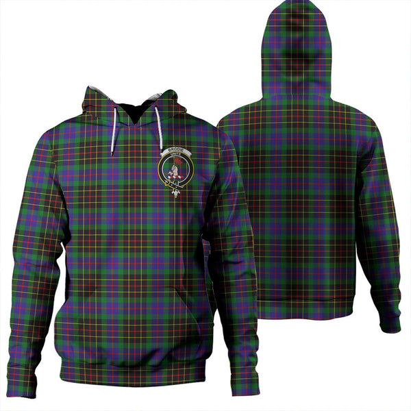 Brodie Hunting Modern Tartan Classic Crest Hoodie