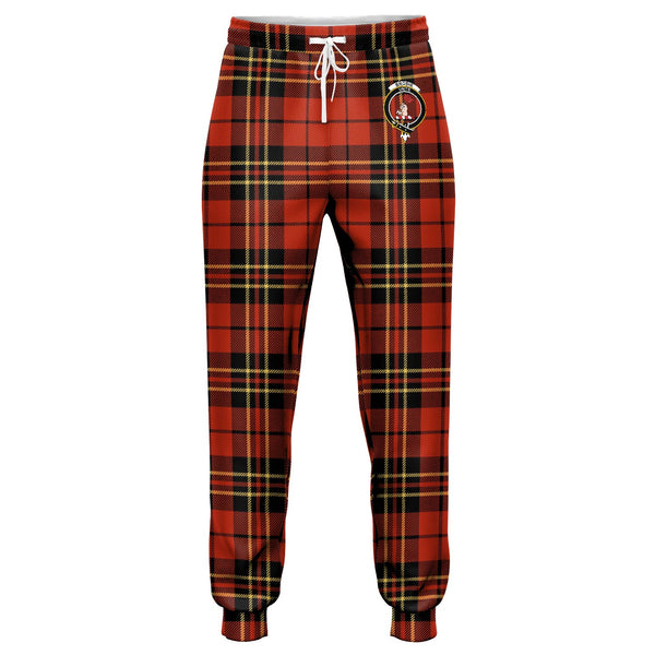 Brodie Red Ancient Clan Badge Tartan Jogger Pants