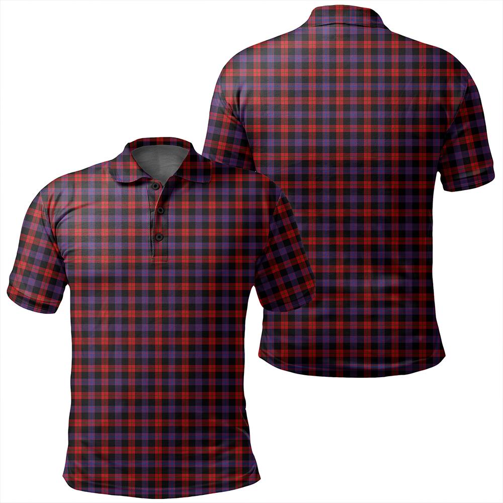 Brown Modern Tartan Classic Polo Shirt