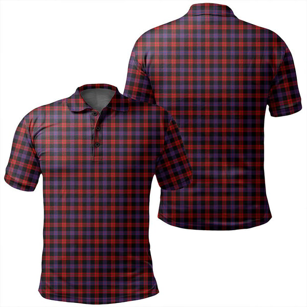 Brown Modern Tartan Classic Polo Shirt