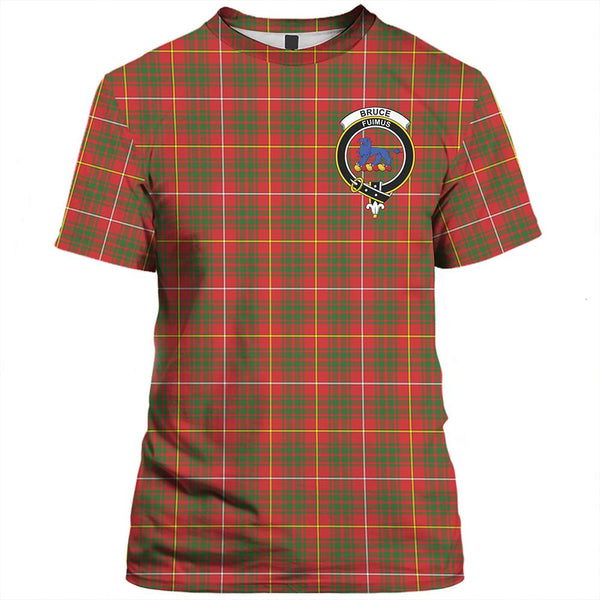 Bruce Ancient Tartan Classic Crest T-Shirt