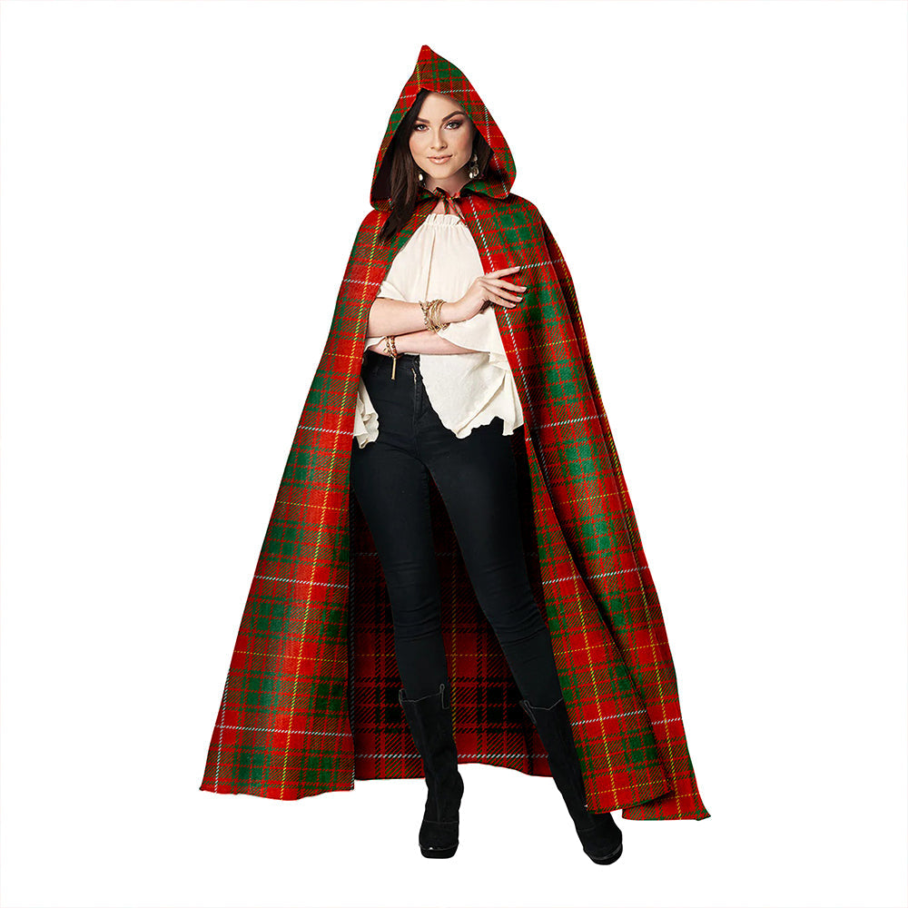 Bruce Ancient Clan Badge Tartan Hooded Cloak