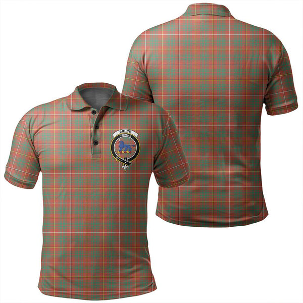 Bruce Ancient Tartan Classic Crest Polo Shirt