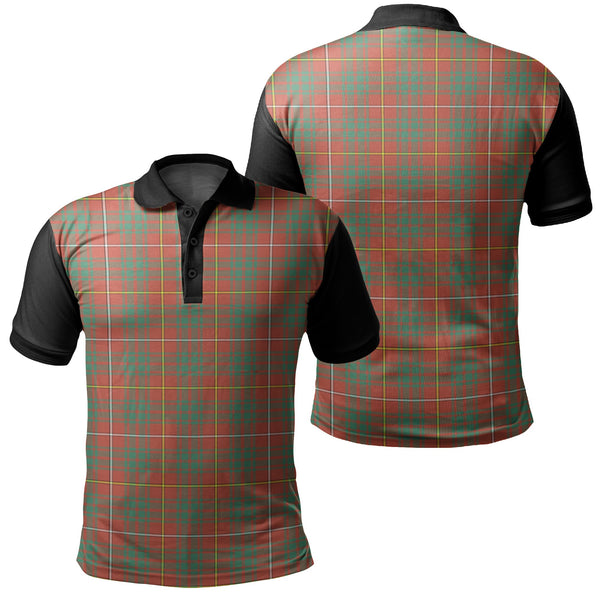 Bruce Ancient Tartan Classic Polo Shirt Black Neck 1 Style