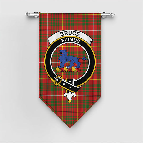 Bruce Modern Tartan Classic Crest Gonfalon