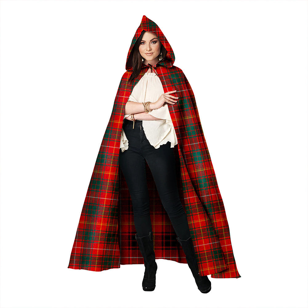 Bruce Modern Clan Badge Tartan Hooded Cloak