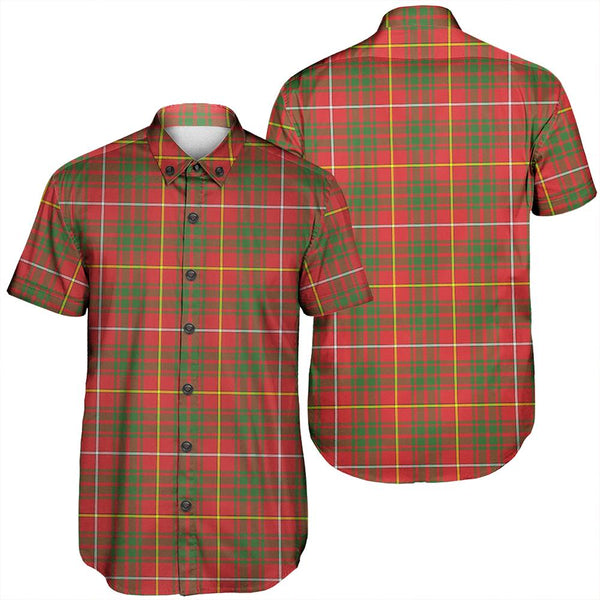 Bruce Modern Tartan Classic Short Sleeve Shirt