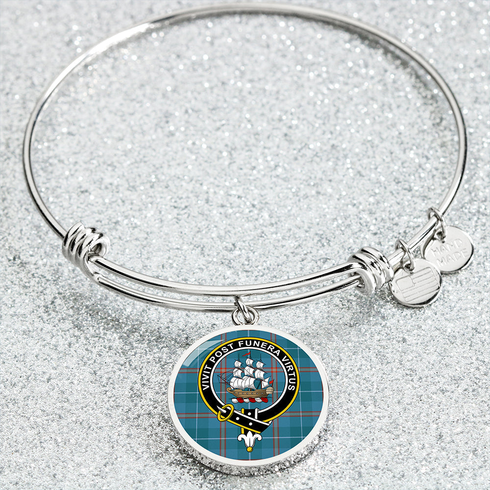 Bryson 1988 Ancient Clan Badge Tartan Classic Circle Bangle