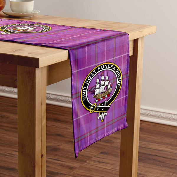 Bryson Ancient Clan Badge Tartan Table Runner