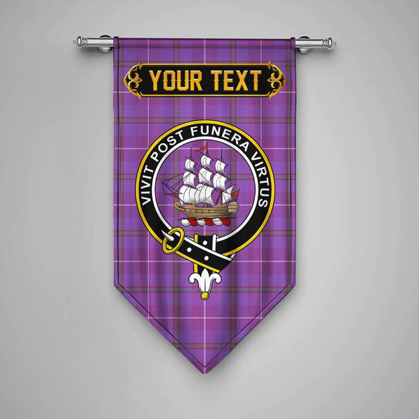 Bryson Ancient Clan Badge Tartan Gonfalon Personalize