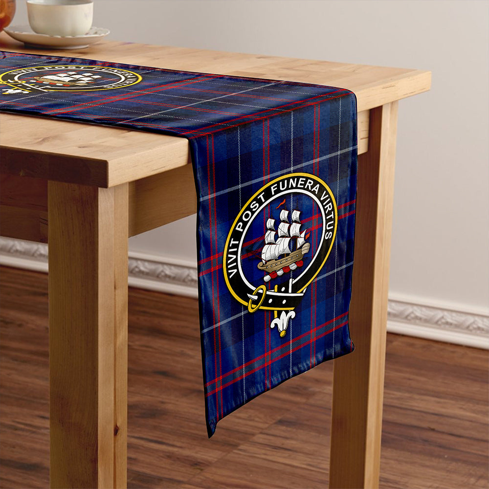 Bryson Modern Clan Badge Tartan Table Runner