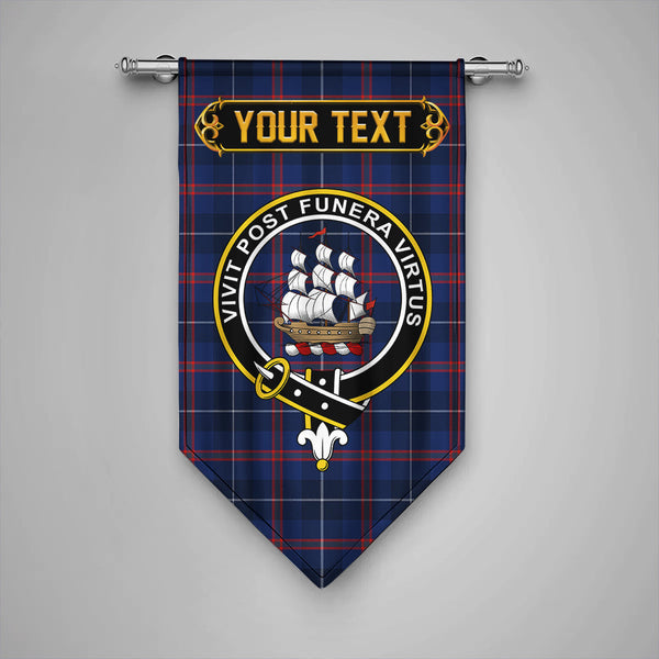 Bryson Modern Clan Badge Tartan Gonfalon Personalize