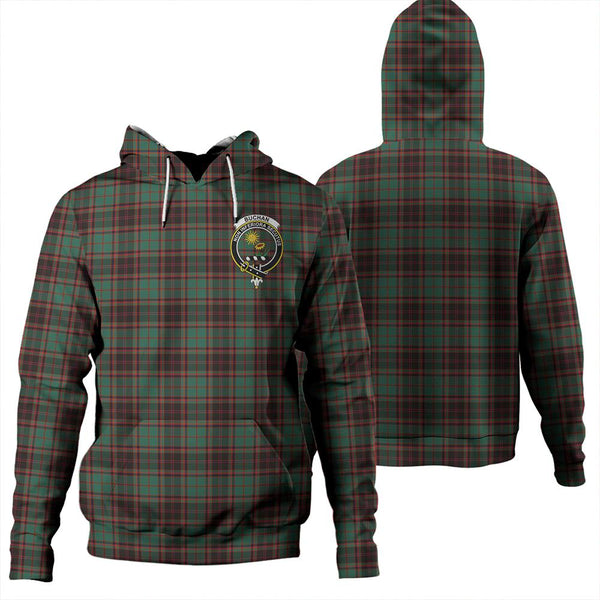 Buchan Ancient Tartan Classic Crest Hoodie