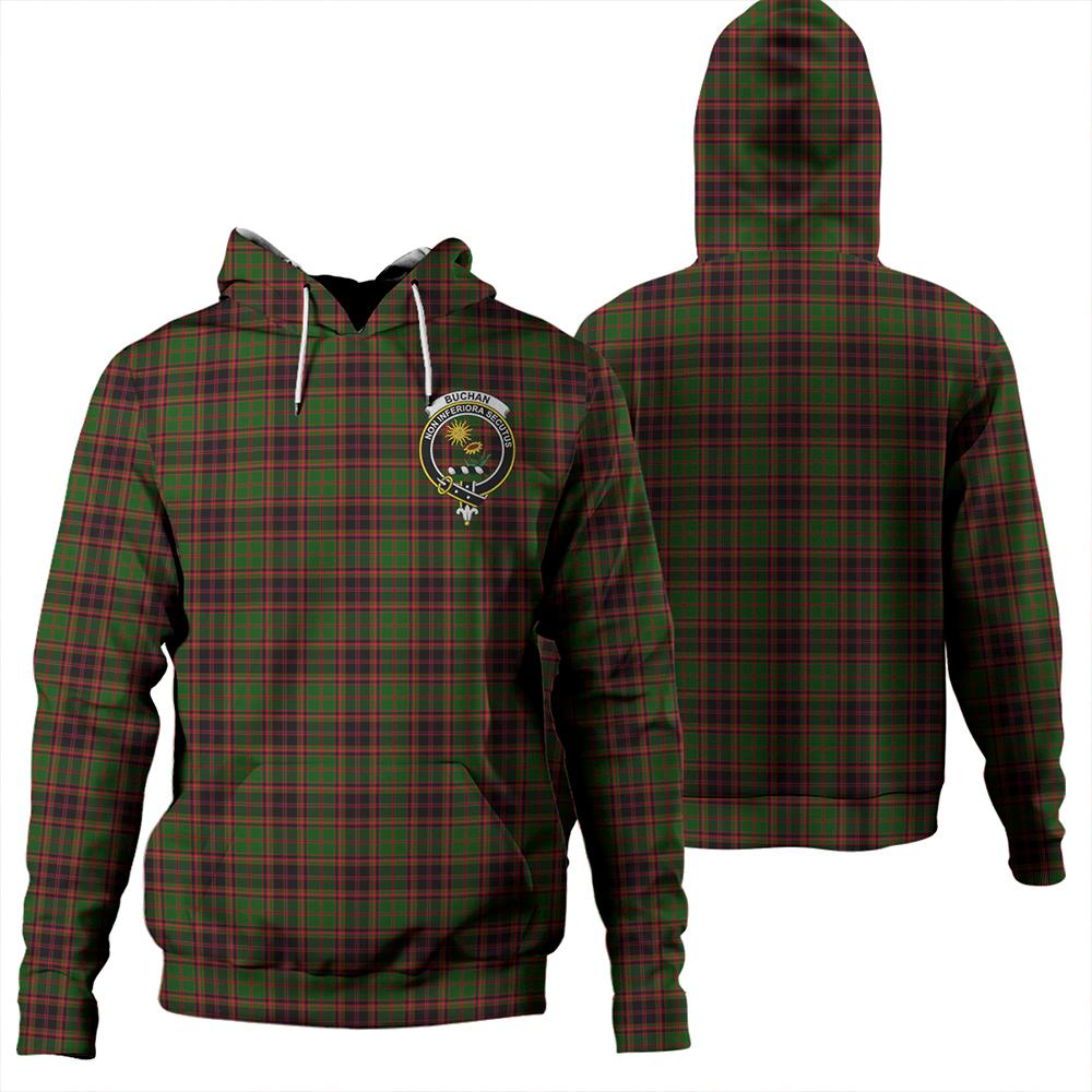 Buchan Modern Tartan Classic Crest Hoodie