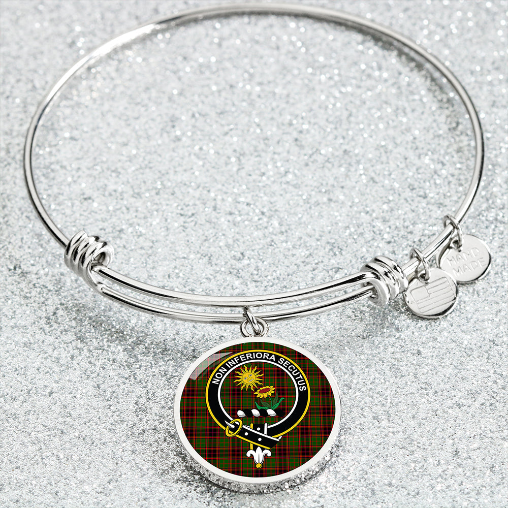 Buchan Modern Clan Badge Tartan Classic Circle Bangle