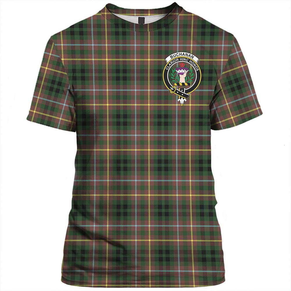 Buchan Modern Tartan Classic Crest T-Shirt