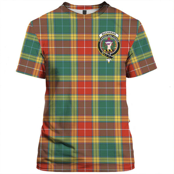 Buchanan Hunting Tartan Classic Crest T-Shirt