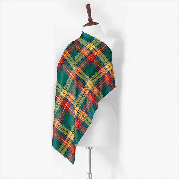 Buchanan Ancient Tartan Classic Silk Habotai Square Scarf