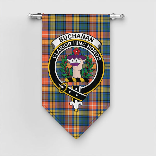 Buchanan Ancient Tartan Classic Crest Gonfalon