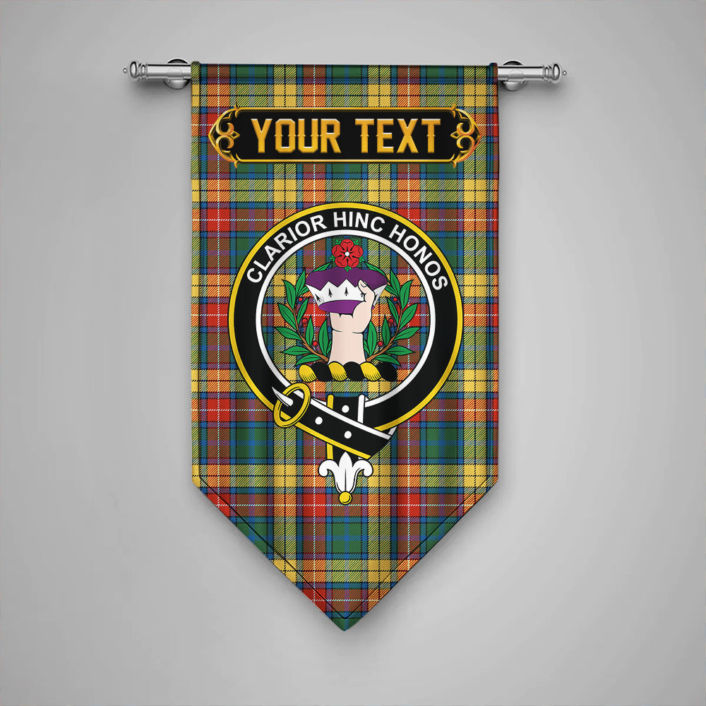 Buchanan Ancient Clan Badge Tartan Gonfalon Personalize