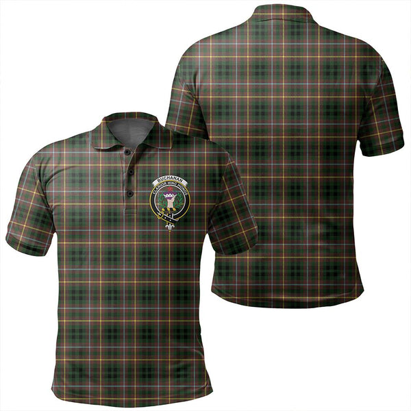 Buchanan Hunting Tartan Classic Crest Polo Shirt