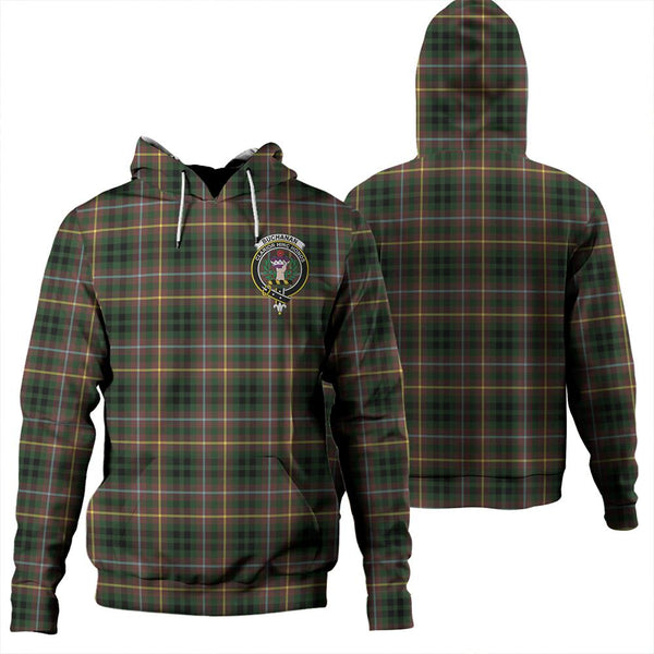 Buchanan Hunting Tartan Classic Crest Hoodie